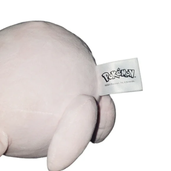 ‼️SOLD‼️ Pokémon Nintendo Jugglypuff plush 8" Rare Orange Pink Soft Fluffy - Picture 6 of 7